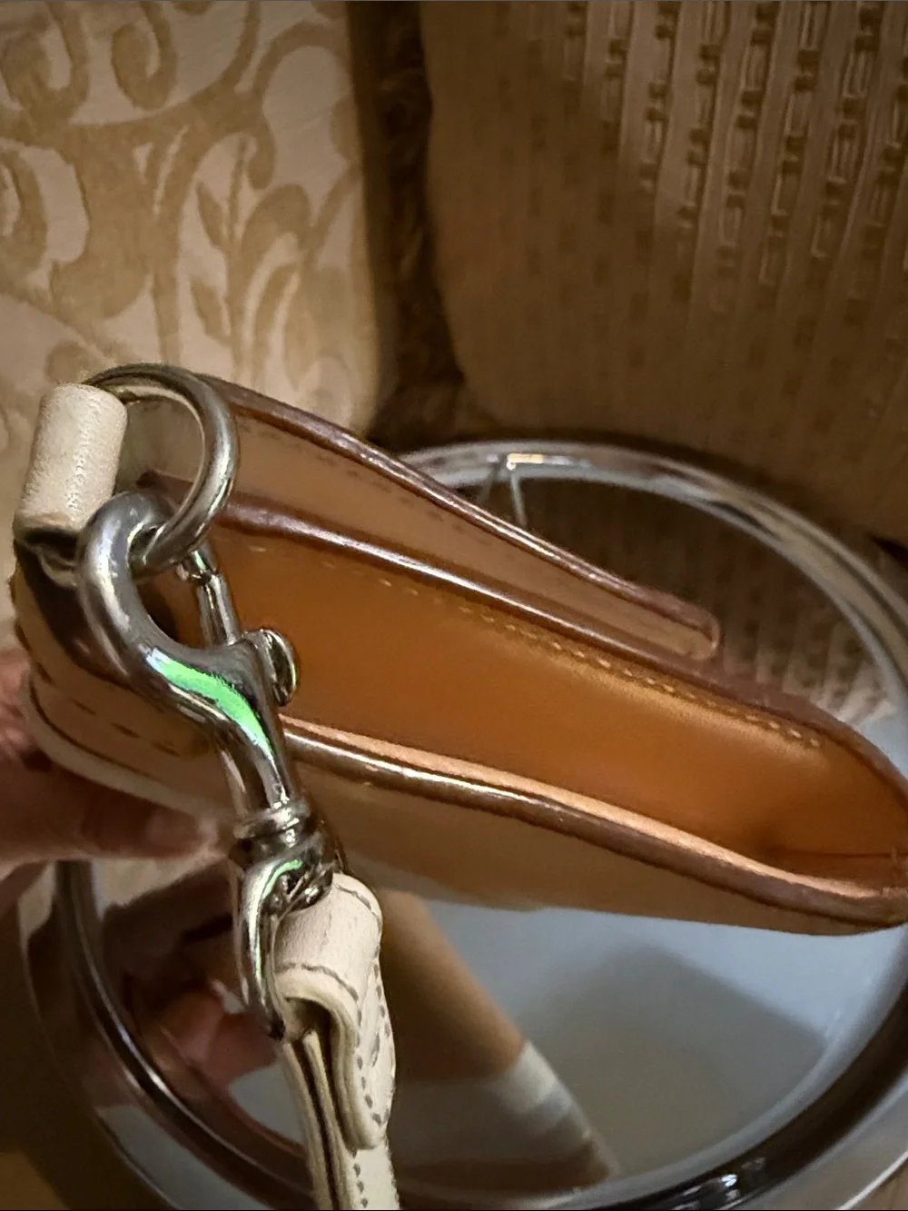 Coach Hampton Soho Leather Buckle Clutch Wristlet Wallet EUC